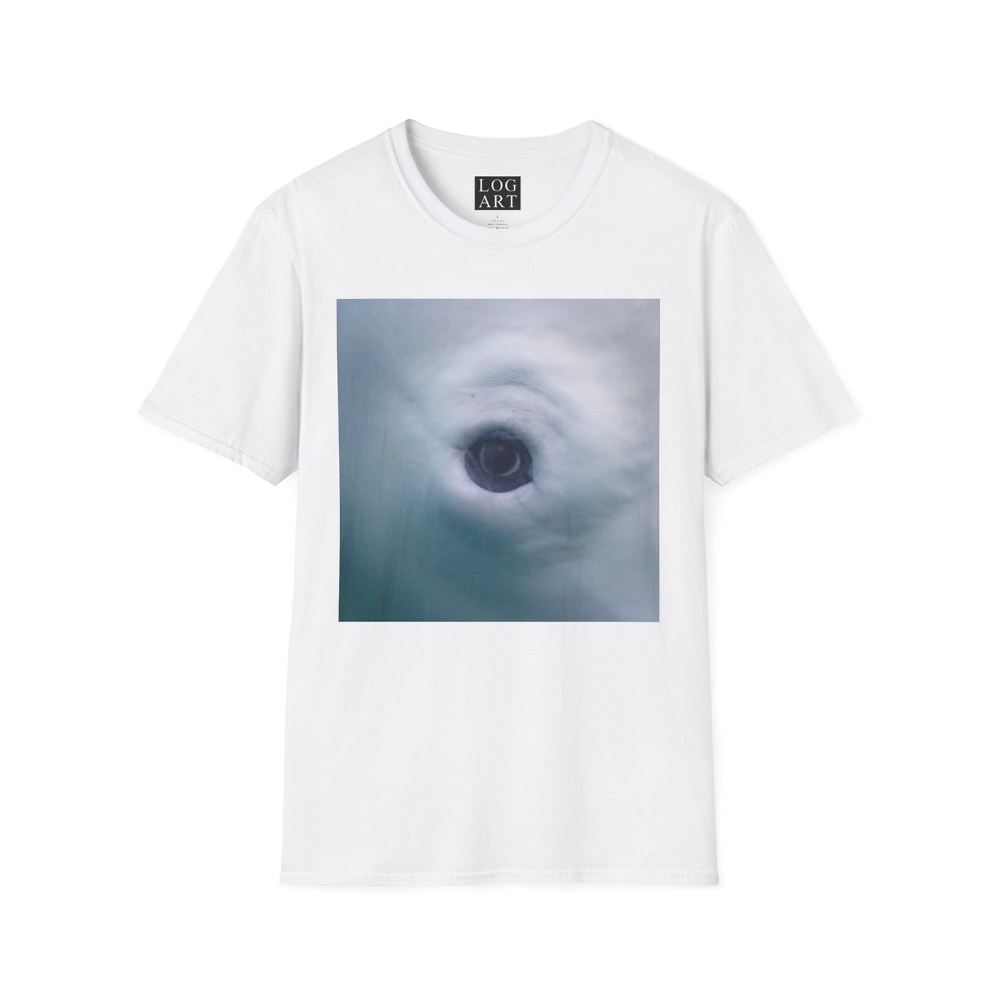 beluga whale eye tee