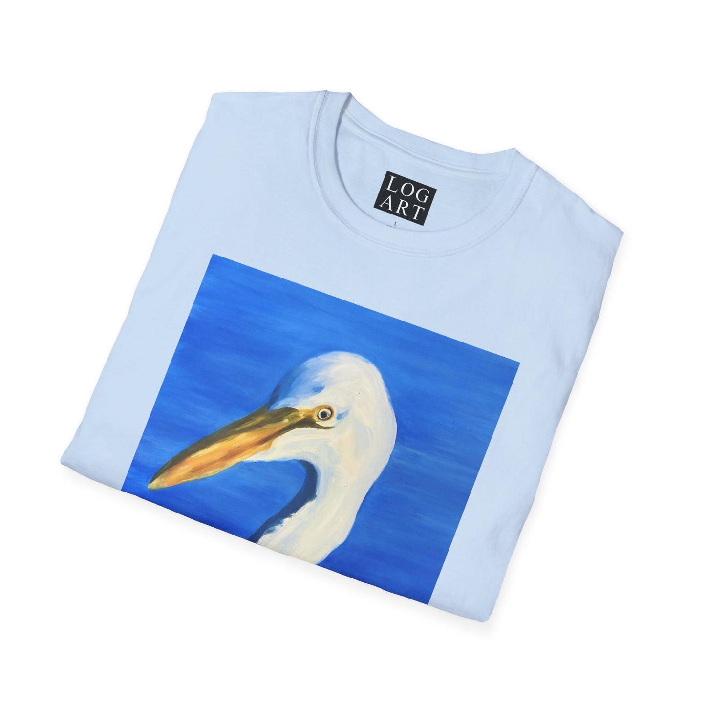 egret portrait tee
