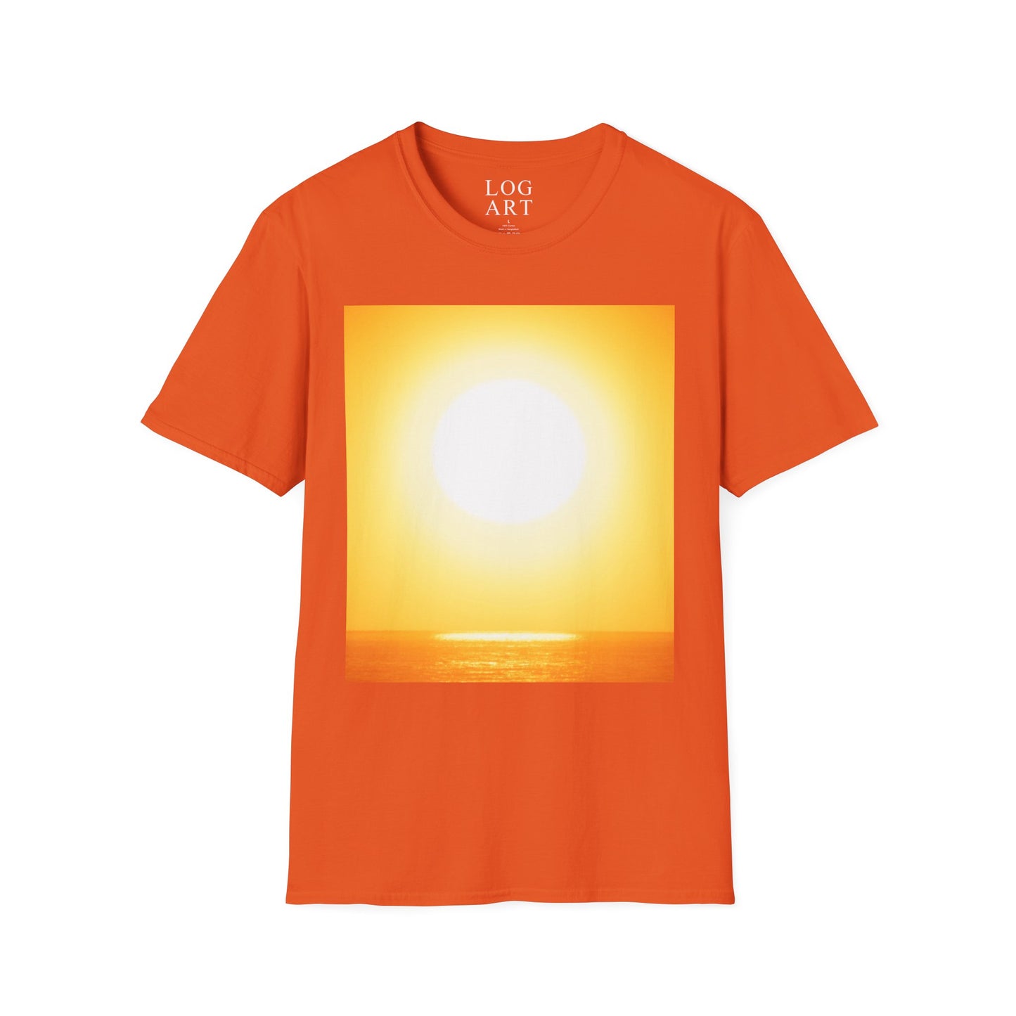 sunset seascape photo tee