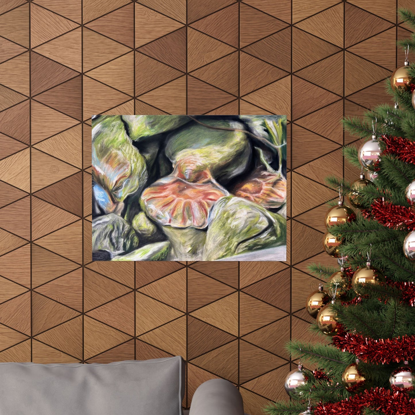 melting jellyfish art poster