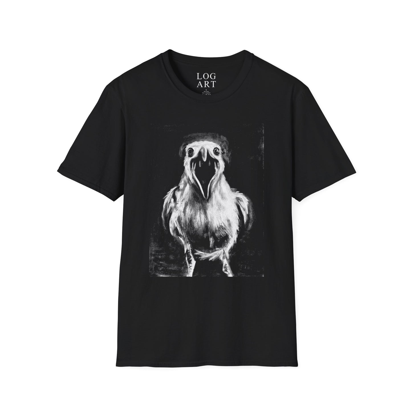 seagull screaming into the void tee