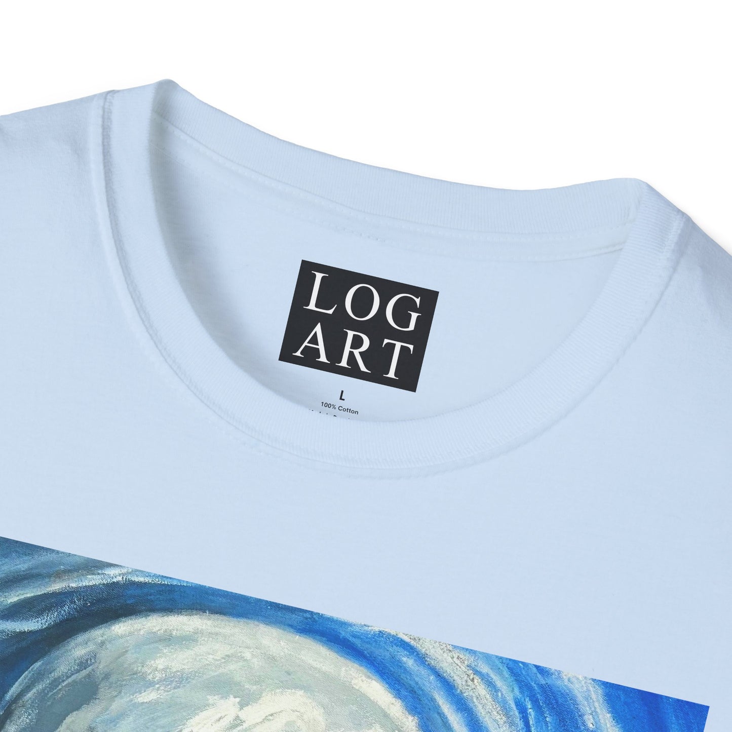 cigarette smoking alien painting tee