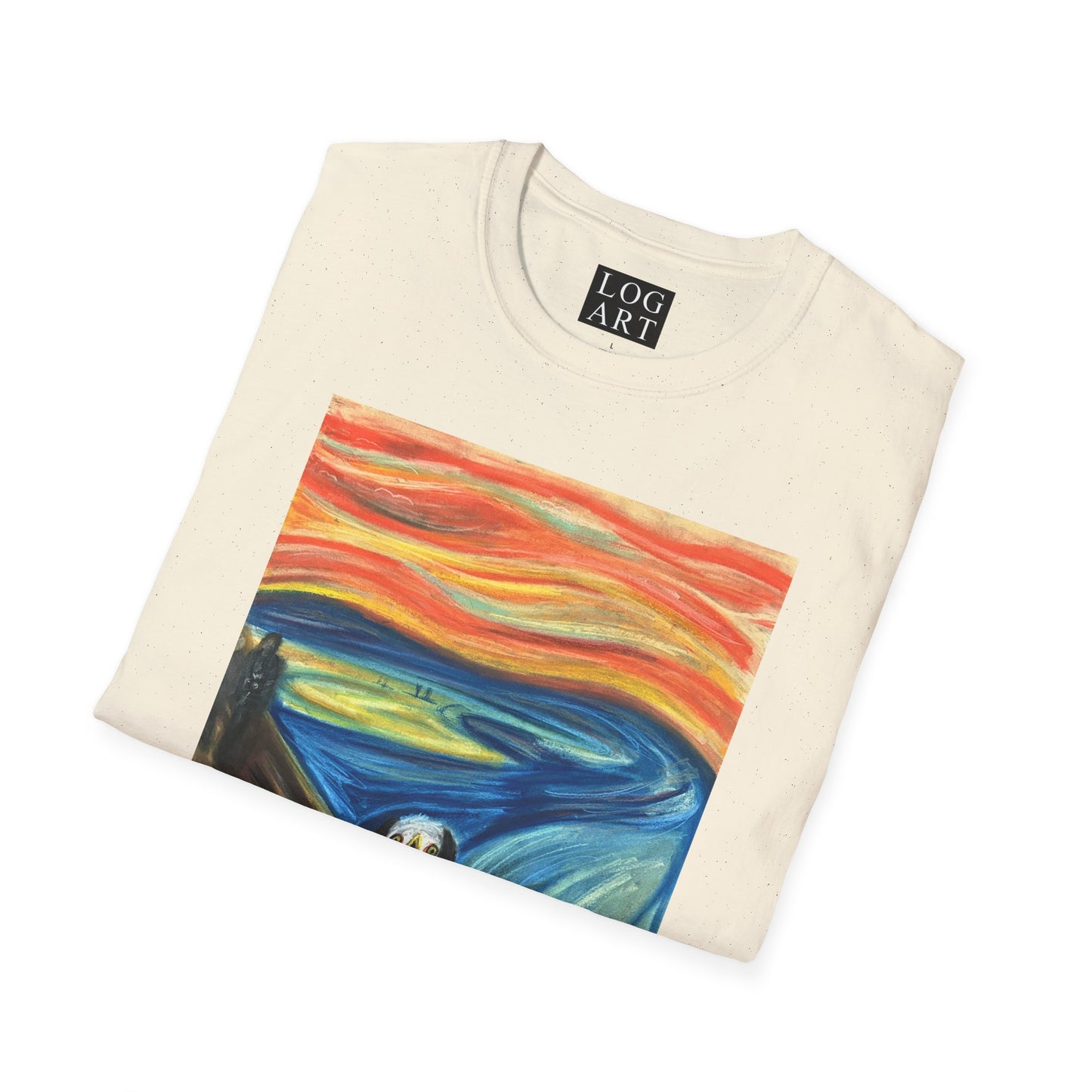 the seagull scream drawing t-shirt