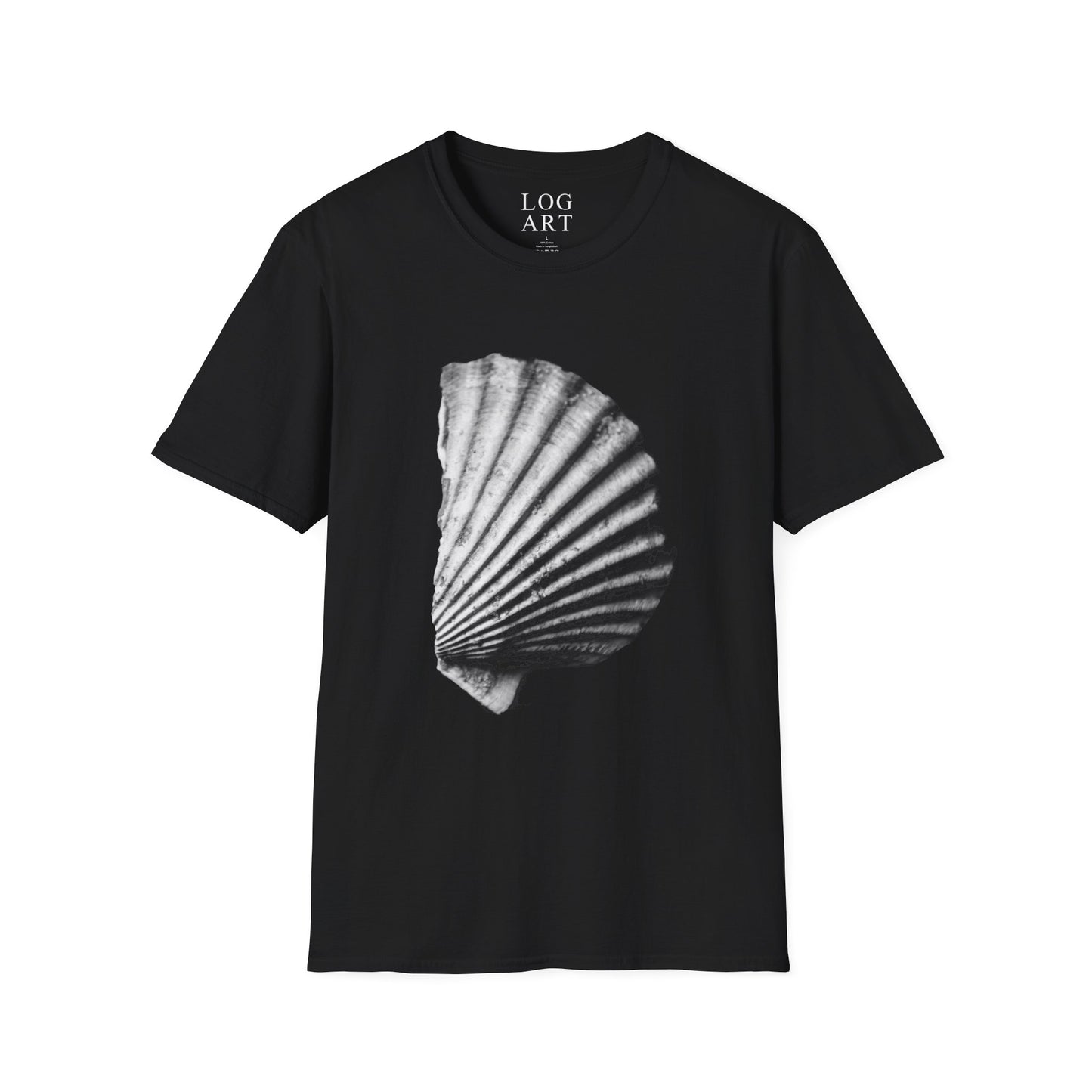 black & white shell tee