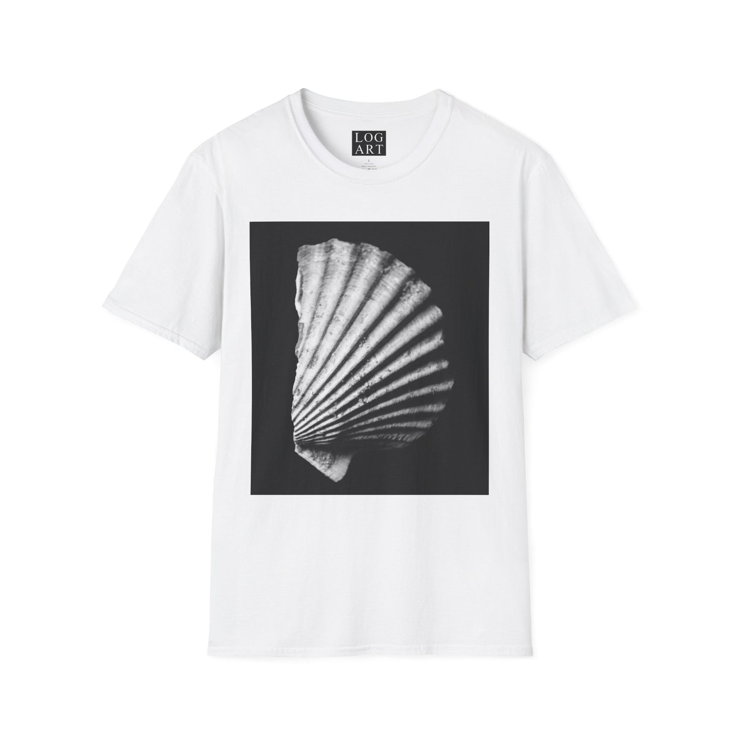 black & white shell tee