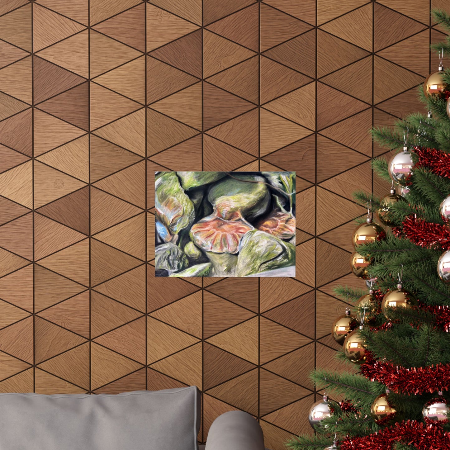 melting jellyfish art poster