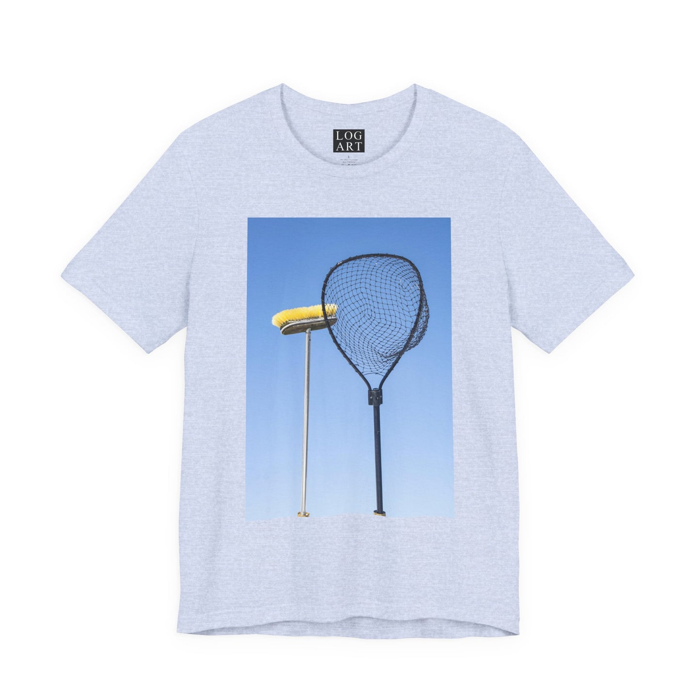 net & broom tee