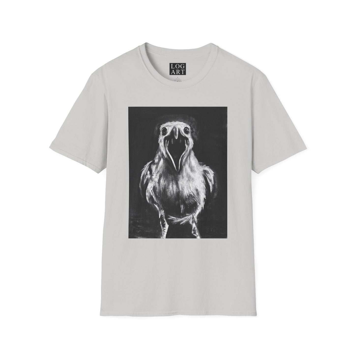 seagull screaming into the void tee