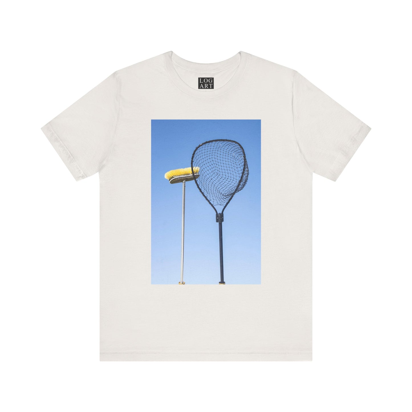net & broom tee