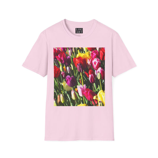 tulips photo tee