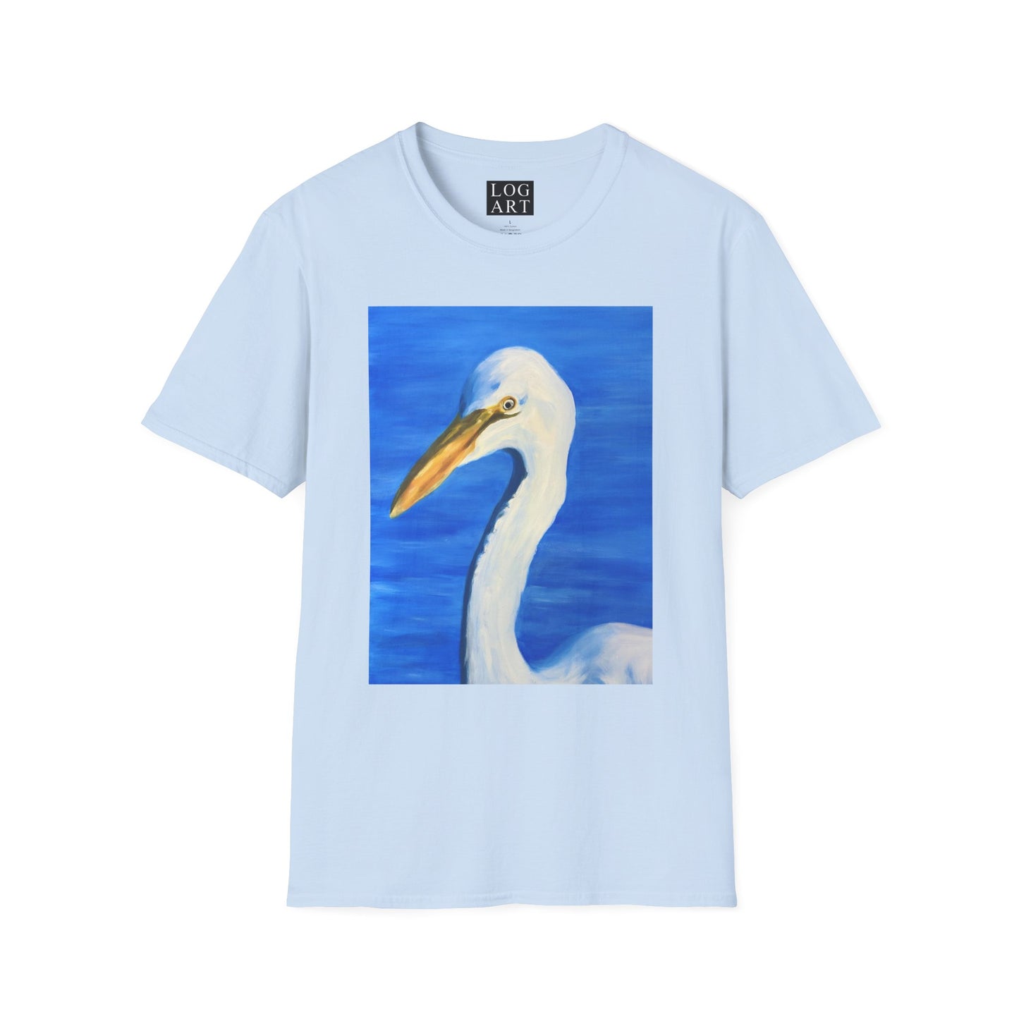 egret portrait tee