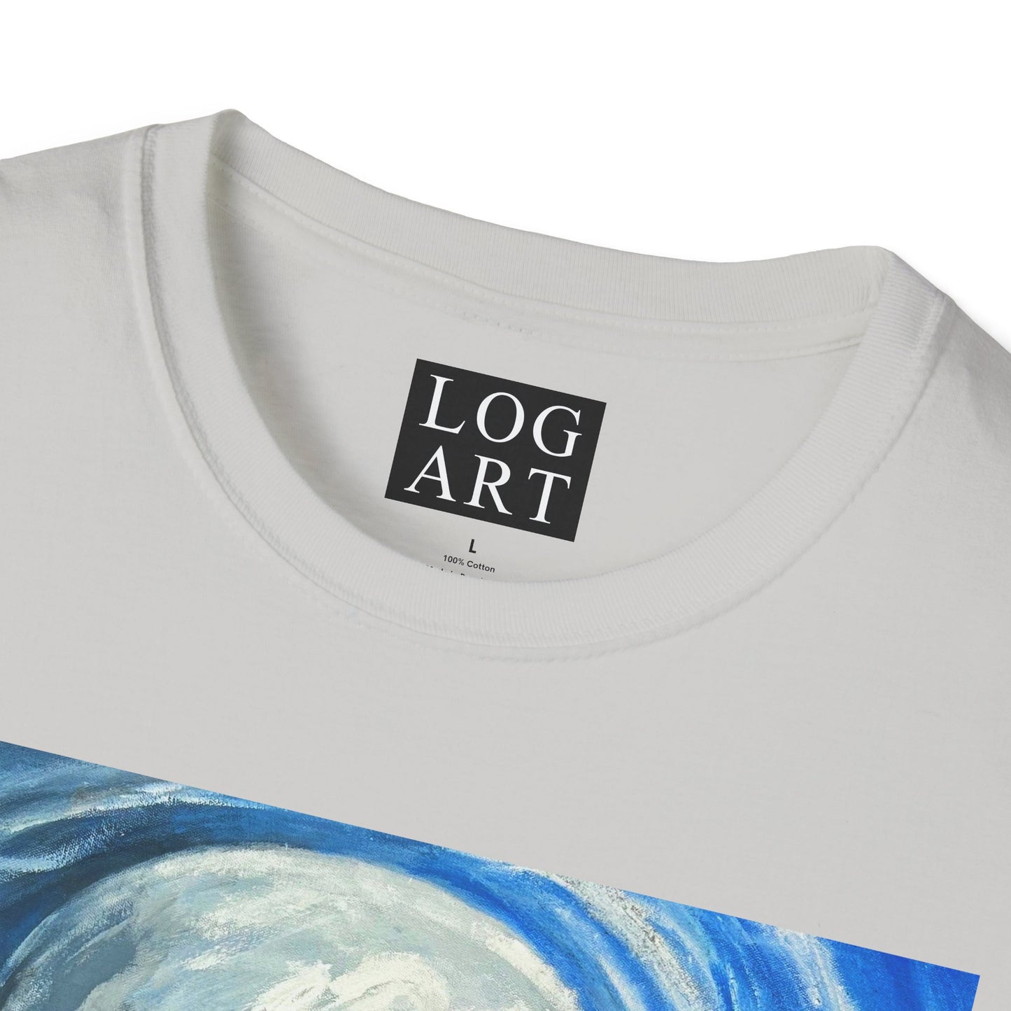 cigarette smoking alien painting tee