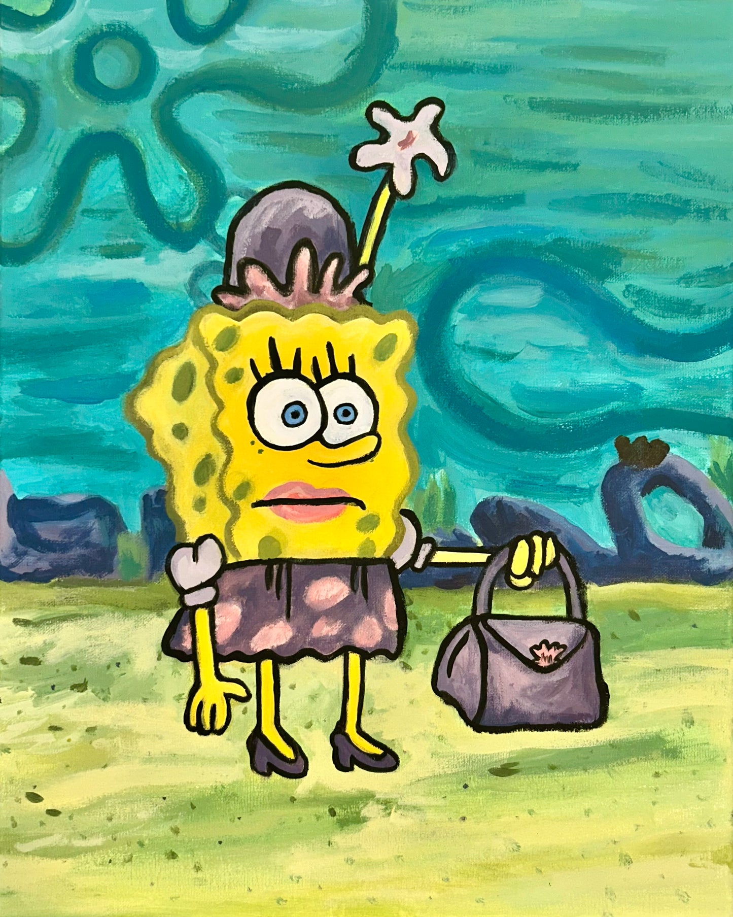 custom tv / movie painting (commission)